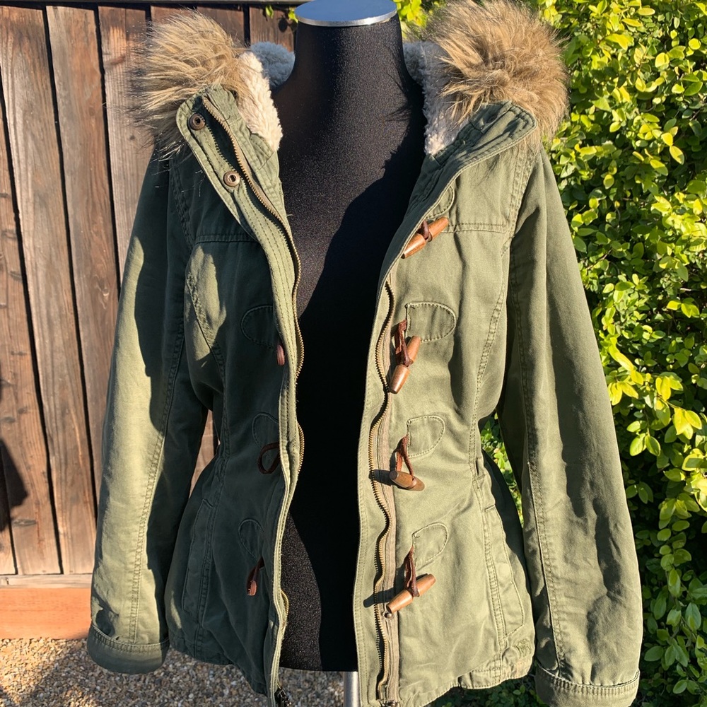 A&F Sherpa Lined Utility Jacket